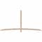 Ekena Millwork Bellingham Smooth Timber Gable Bracket, Douglas Fir, 108"W x 54"H x 1 1/2"D x 3 1/2"F, 12/12 Pitch GBW108X54X0204BEL00SDF - alternate 1